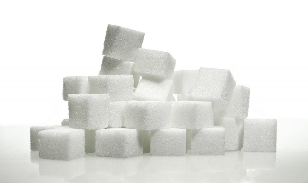 Pile of sugar cubes