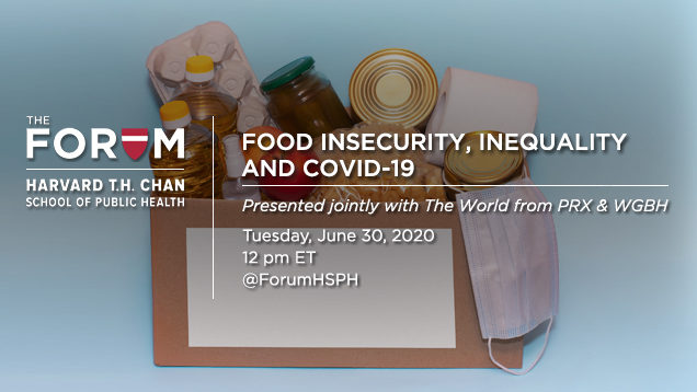 Food Insecurity, Inequality and COVID-19