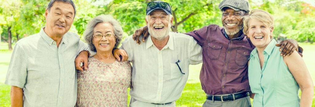 Group of Senior Retirement Friends