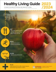 Cover image of the Healthy Living Guide downloadable PDF